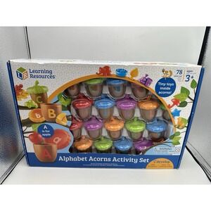 Learning Resources Alphabet Acorns Activity Set, Develops Letter Recognition